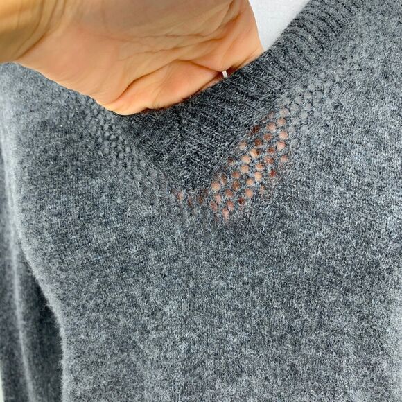 Oats Cashmere Sweater Womens XS Extra Small Gray Pullover Debra Hayburn *READ - Picture 4 of 11